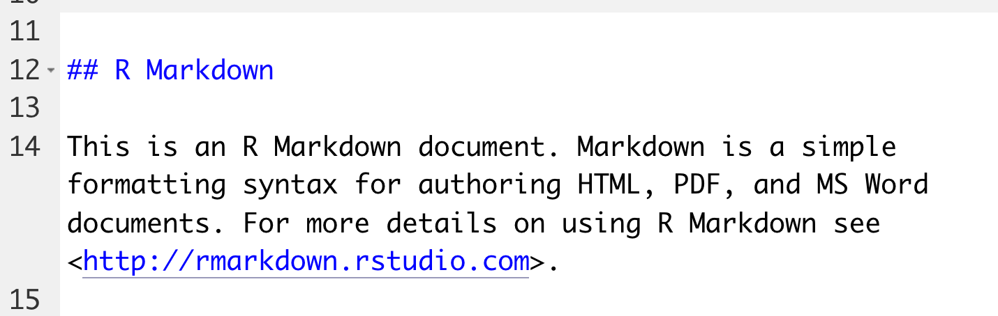 Rmd結構: markdown text area